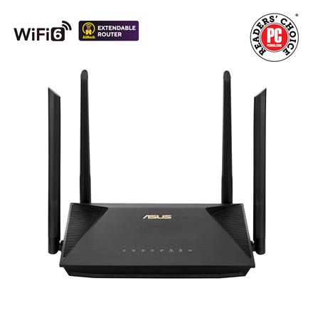 Wi-Fi 6 Wireless Dual Band Gigabit Router | RT-AX1800U | 802.11ax | Ethernet LAN (RJ-45) ports 3 | Mesh Support No | MU-MiMO Yes | No mobile broadband | Antenna type External | 1xUSB|90IG06P0-MO3530