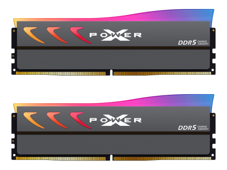 SILICON POWER Storm RGB DDR5 6000MHz (PC5-48000) CL36 32GB(16GBx2) Dual Pack 1.35V Desktop Unbuffered DIMM|SP032GXLWU60CFDK