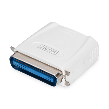 Digitus | Fast Ethernet Print Server, 1-Port 1x RJ45, 1x DB-36-pin male Centronics | DN-13001-1 | White|DN-13001-1