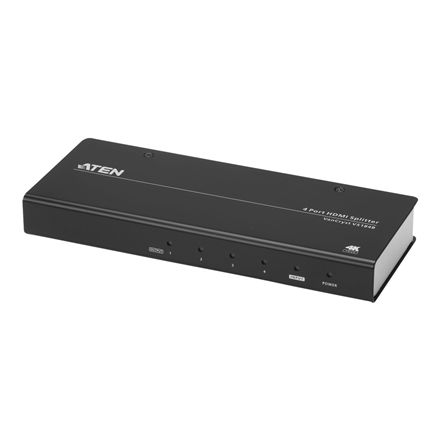 Aten | 4-Port True 4K HDMI Splitter | VS184B | Warranty 24 month(s)|VS184B-AT-G