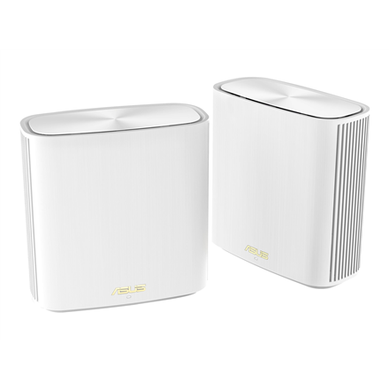 AX5400 Dual-Band Mesh WiFi 6 System | ZenWiFi XD6S (2-Pack) | 802.11ax | 574+4804 Mbit/s | 10/100/1000 Mbit/s | Ethernet LAN (RJ-45) ports 3 | Mesh Support Yes | MU-MiMO No | No mobile broadband | Antenna type Internal|90IG06F0-MO3B40