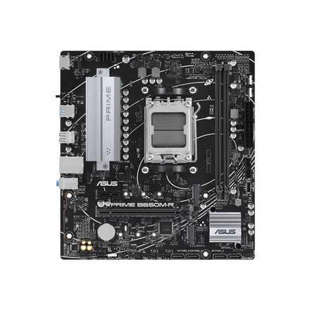 ASUS PRIME B650M-R | Asus | Processor family AMD B650 | Processor socket 1 x Socket AM5 | 2 DIMM slots - DDR5, ECC, unbuffered | Supported hard disk drive interfaces SATA-600 (RAID), 2 x M.2 | Number of SATA connectors 4|90MB1H30-M0EAY0