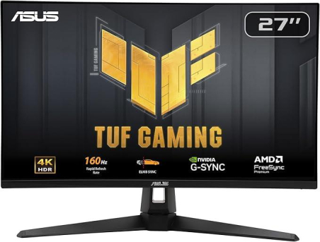 LCD Monitor|ASUS|90LM0AR0-B01371|27"|Gaming|Panel IPS|3840x2160|16:9|160Hz|Matte|1 ms|Speakers|Tilt|Colour Black|90LM0AR0-B01371|90LM0AR0-B01371