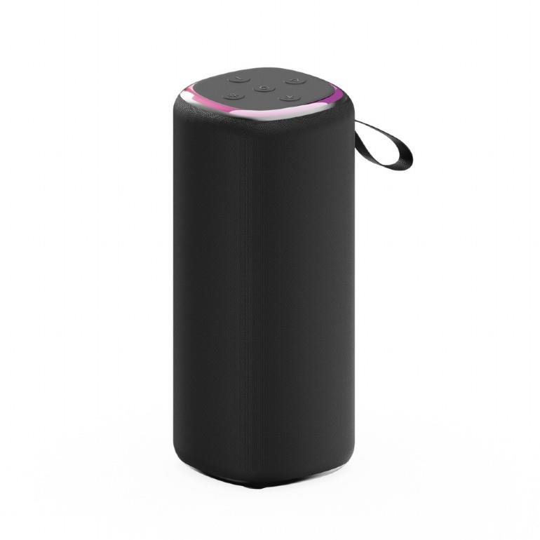 Portable SpeakerGEMBIRDBlackWirelessBluetoothSPK-BT-LED-08L