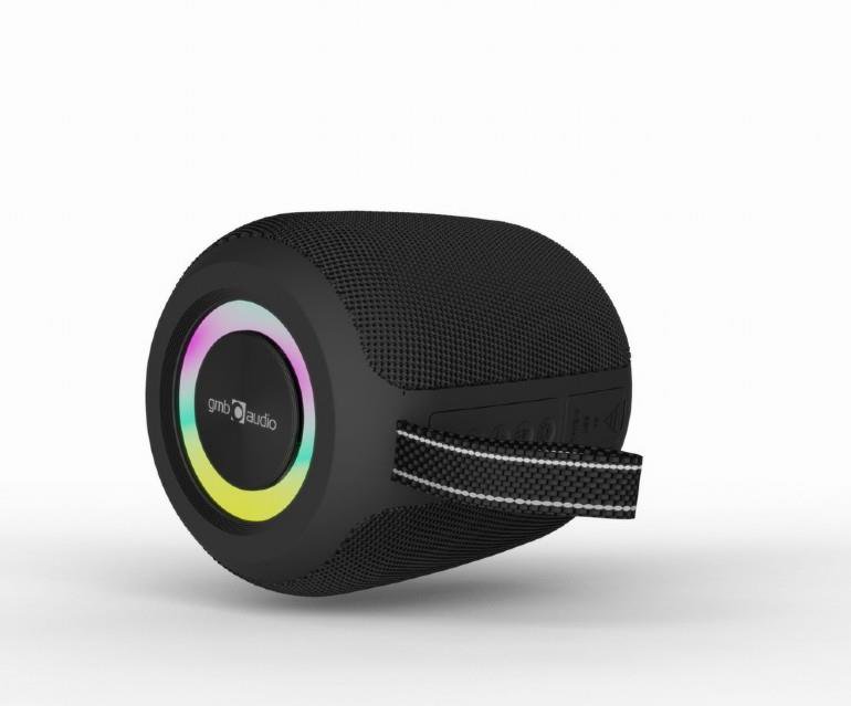 Portable SpeakerGEMBIRDBlackPortable/WirelessBluetoothSPK-BT-LED-05-BK