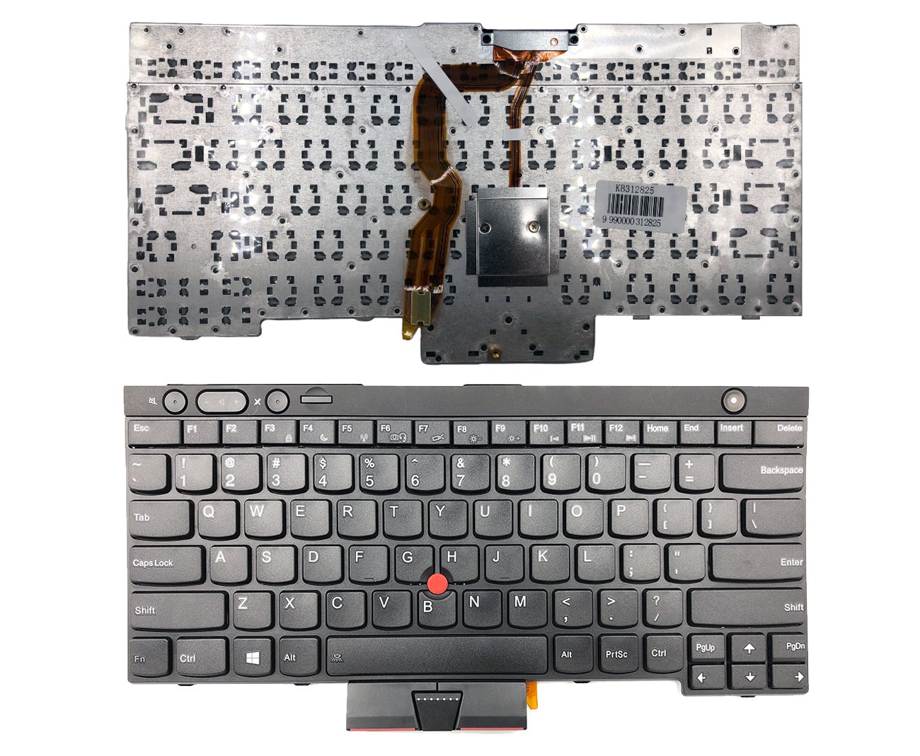 Klaviatūra Lenovo: Thinkpad T430, T530, L430, X230, W530 su rėmėliu ir "trackpoint"