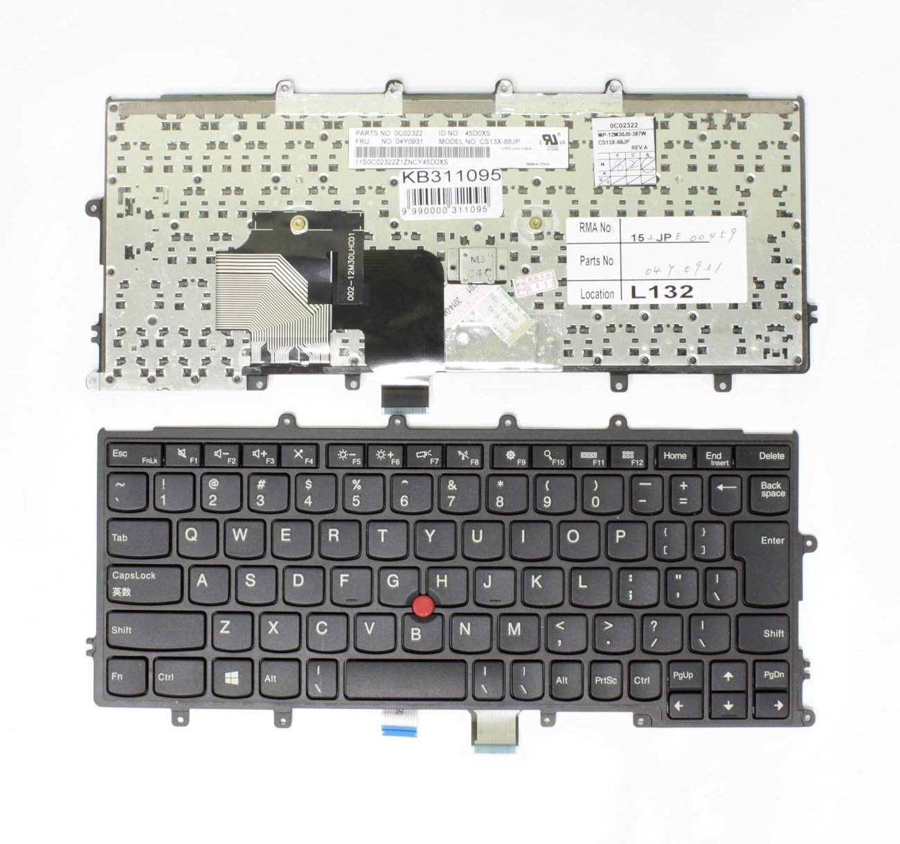 Klaviatūra LENOVO Thinkpad: X230s, X240, X240I, X240s, X250, X260, X270