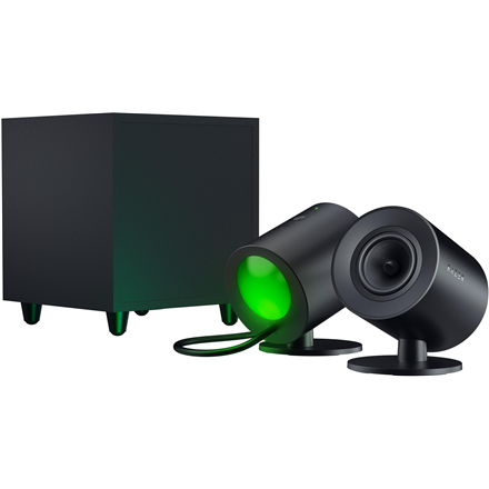 Razer Gaming Speakers with wired subwoofer  Nommo V2 - 2.1  Bluetooth  Black