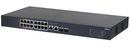 Switch|DAHUA|Desktop/pedestal|Rack|16x10Base-T / 100Base-TX / 1000Base-T|2xSFP|PoE ports 16|CS4220-16GT-240|CS4220-16GT-240