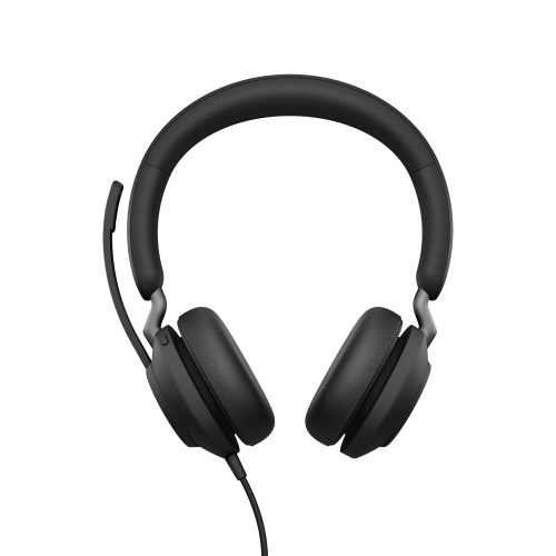Jabra Evolve2 40 SE UC Stereo Laidinės ausinės, USB-A, Juoda