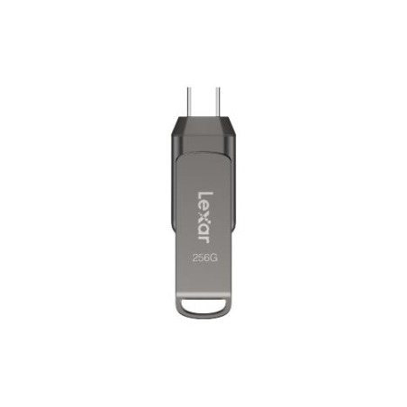 Lexar 256GB Dual Type-C and Type-A USB 3.1 flash drive, up to 130MB/s read|LJDD400256G-BNQNG