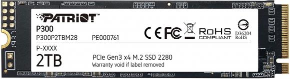 Kietasis diskas PATRIOT P300 SSD PCIe, 2TB