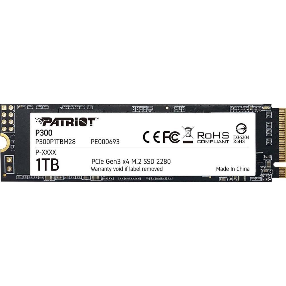 Kietasis diskas PATRIOT P300 M2 2280 PCIe SSD, 1TB