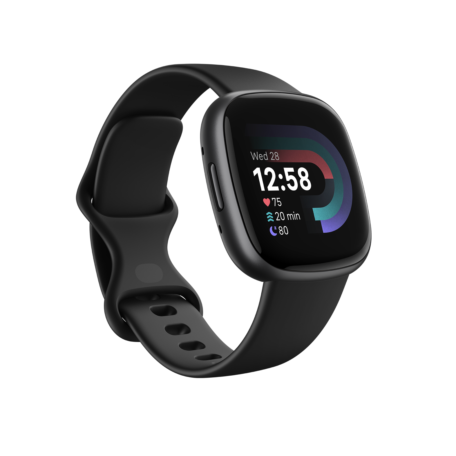 Išmanusis laikrodis Fitbit Versa 4, juodas
