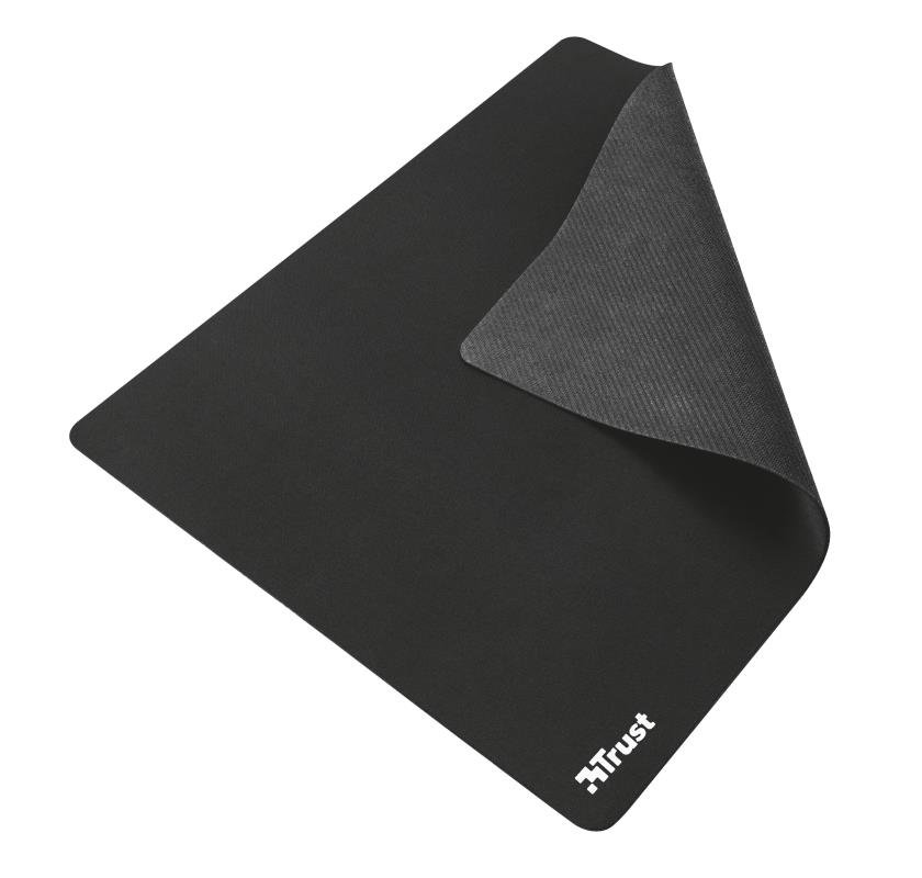 Pelės kilimėlis Trust, 21 cm x 25 cm x 0.3 cm, juoda