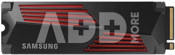 Samsung | 990 PRO with Heatsink | 2000 GB | SSD form factor M.2 2280 | Solid-state drive interface M.2 NVMe | Read speed 7450 MB/s | Write speed 6900 MB/s