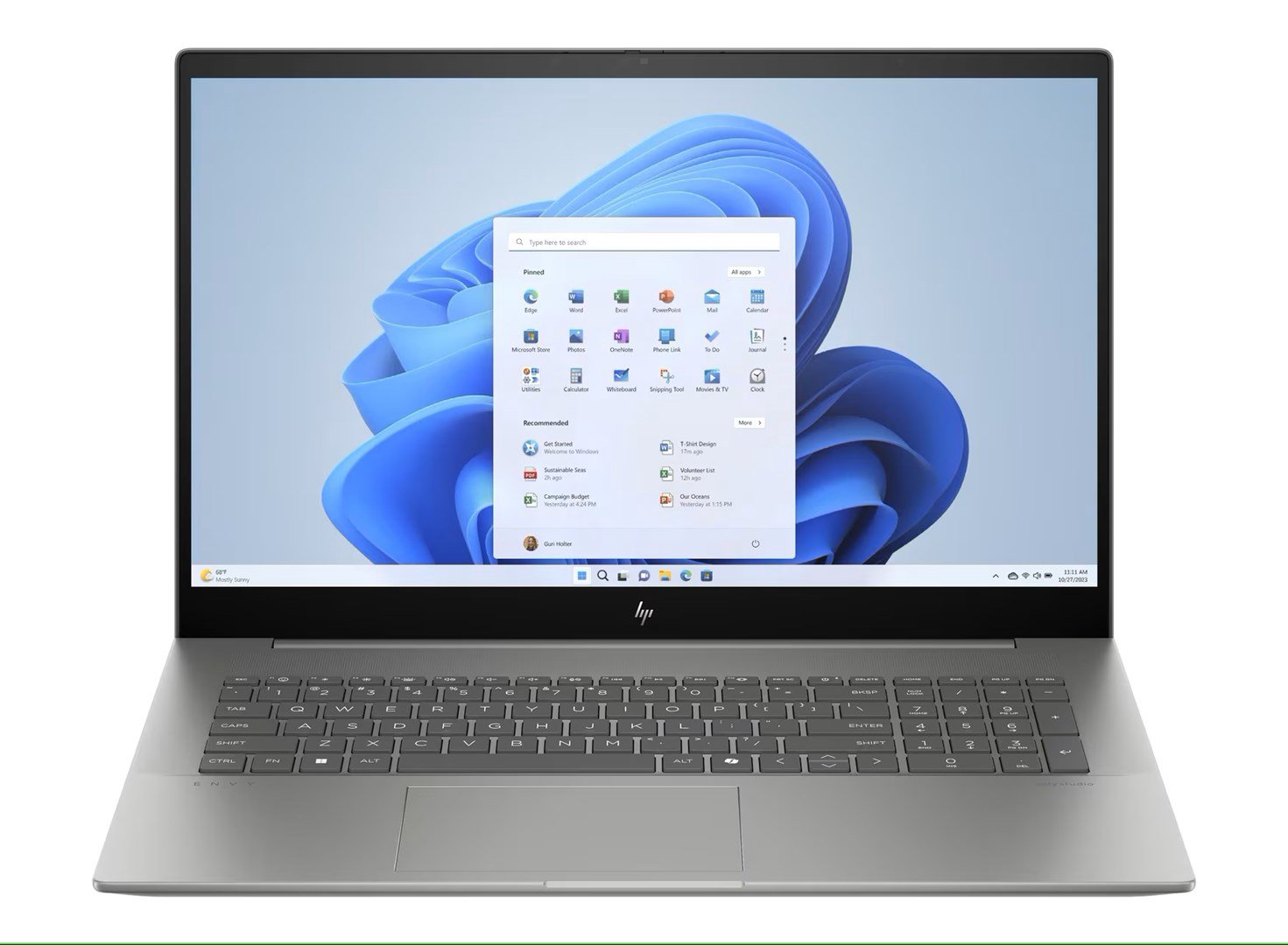 Nešiojamasis kompiuteris „HP Envy 17-CW1008CA“ „Intel Core Ultra 7 155U“ 43,9 cm (17