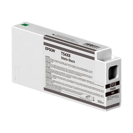 Epson Singlepack T54X80N UltraChrome HDX/HD 350ml Matte Black | Epson C13T54X80N | Epson T54X8 - matte black - original - ink cartridge | Epson UltraChrome HDX / Ultrachrome HD | Matte black|C13T54X80N