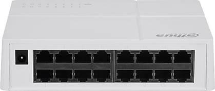 Switch|DAHUA|Desktop/pedestal|16x10Base-T / 100Base-TX|SF1016L|SF1016L