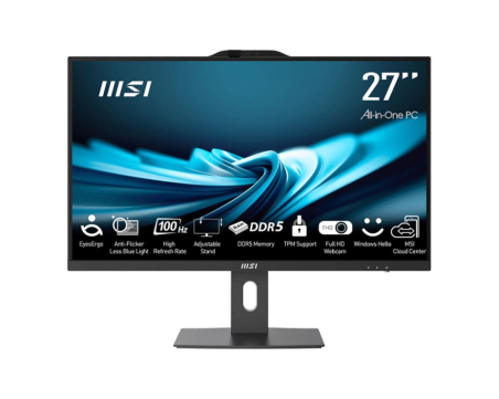 Monoblock PC|MSI|PRO|AP272P 14M|Business|All in One|CPU Core i7|i7-14700|2100 MHz|Screen 27"|RAM 16GB|DDR4|3200 MHz|SSD 1TB|Graphics card Intel UHD Graphics|Integrated|Windows 11 Pro|Colour Black|PROAP272P14M-495EU|PRO AP272P 14M-495EU