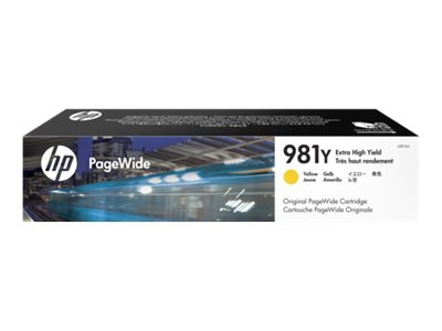 HP 981Y XXL Yellow PageWide Cartridge|L0R15A