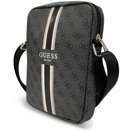 Guess Bag GUTB10P4RPSK 10"black 4G Stripes Tablet Bag|GUTB10P4RPSK