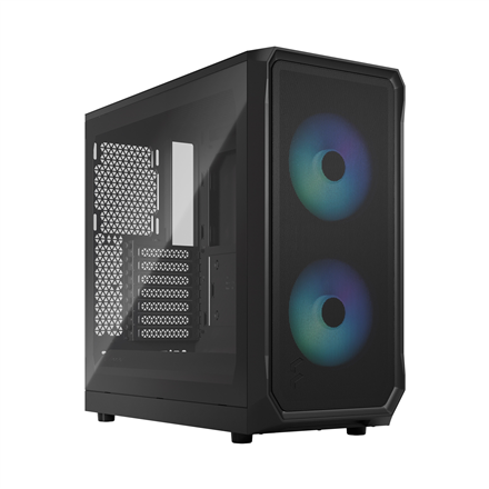 Fractal Design | Focus 2 | Side window | RGB Black TG Clear Tint | Midi Tower | Power supply included No | ATX|FD-C-FOC2A-03