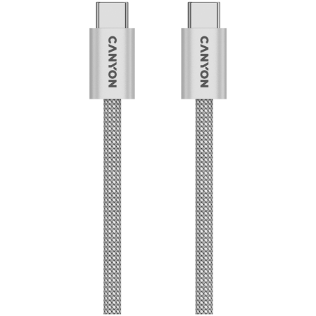 CANYON cable OnWire 60MG C-C 60W Magnet Braided 1m Light Grey|CND-CCMG60AB15LG