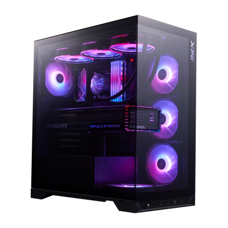 Case|ADATA|INVADER X BTF|MidiTower|Case product features Transparent panel|ATX|MicroATX|MiniITX|Colour Black|INVADERXBTFMT-BKCWW|INVADERXBTFMT-BKCWW