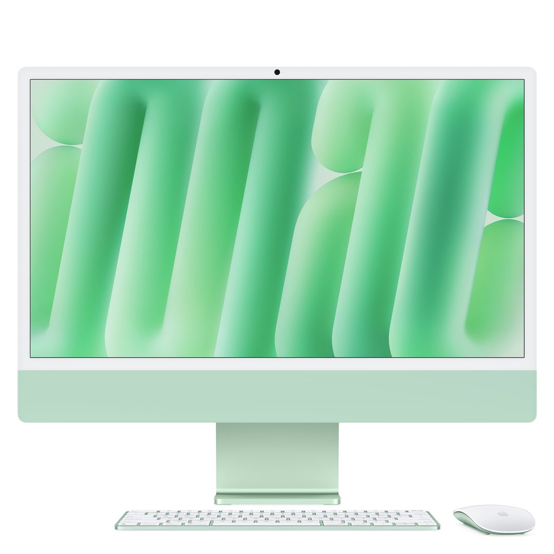Stacionarus kompiuteris APPLE iMac 24” 4.5K Retina, Apple M4 10C CPU, 10C GPU/24GB/512GB SSD/Green