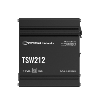 Teltonika Switch, 8 ports | TSW212 | L2 managed | Wall-mountable | SFP ports quantity 2|TSW212000000
