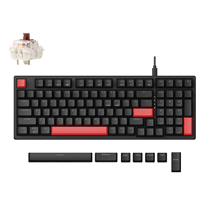 Lemokey X5 - US Layout - Brown Switch Keyboard|X5-A3