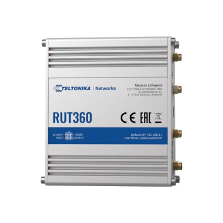 TELTONIKA IOT ROUTER RUT360 LTE CAT6|RUT360000000