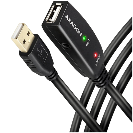 CABLE USB2.0 A-M/A-F ACTIVE/20M ADR-220 AXAGON|ADR-220