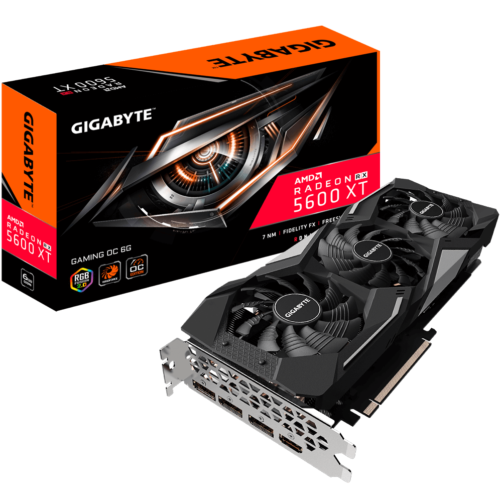 GIGABYTE RX 5600 XT 6GB GAMING OC (JUODA)