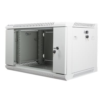 Wall-Mounted Rack 19'' 6U 600X450mm grey|WF01-6406-10S