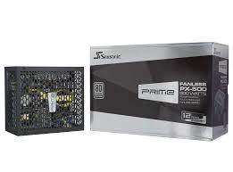 Power Supply|SEASONIC|PRIME Fanless PX|500 Watts|Efficiency 80 PLUS|MTBF 100000 hours|PRIME-PX-500|PRIME-PX-500