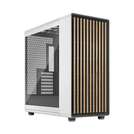 Fractal Design Computer Case | North XL | Chalk White TG Clear | ATX | Power supply included No|FD-C-NOR1X-06