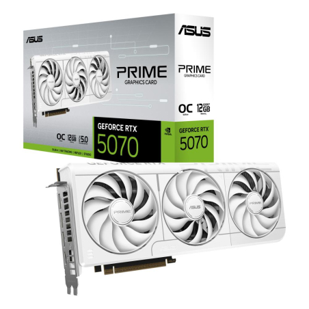 VGA PCIE16 RTX5070 12GB GDDR7/PRIME-RTX5070-O12G-WHITE ASUS|PRIME-RTX5070-O12G-WHITE