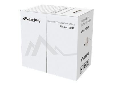 LANBERG LAN cable UTP cat.5e 305m blue|LCU5-12CU-0305-B