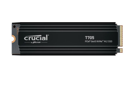SSD|CRUCIAL|T705|4TB|M.2|PCIe Gen5|NVMe|Write speed 12600 MBytes/sec|Read speed 14100 MBytes/sec|TBW 2400 TB|CT4000T705SSD5|CT4000T705SSD5