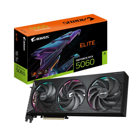 Graphics Card|GIGABYTE|NVIDIA GeForce RTX 5060|8 GB|GDDR7|128 bit|PCIE 5.0 16x|GPU 2722 MHz|Dual Slot Fansink|1xHDMI|3xDisplayPort|GV-N5060AORUSE-8GD|GV-N5060AORUS E-8GD