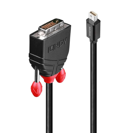 CABLE MINI DP TO DVI 3M/BLACK 41953 LINDY|41953