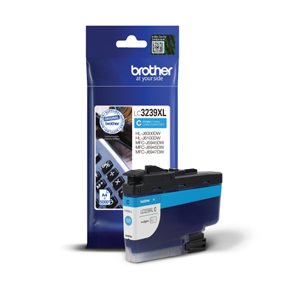 Brother High-yield Ink Cartridge | LC3239XLC | Ink | Cyan|LC3239XLC