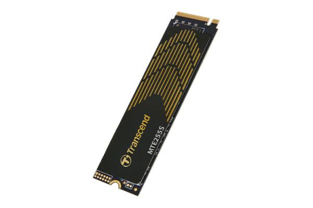 SSD|TRANSCEND|1TB|PCIe Gen4|NVMe|NAND flash technology 3D NAND|Write speed 5200 MBytes/sec|Read speed 7400 MBytes/sec|Form Factor M.2|TBW 600 TB|MTBF 200000 hours|TS1TMTE255S|TS1TMTE255S