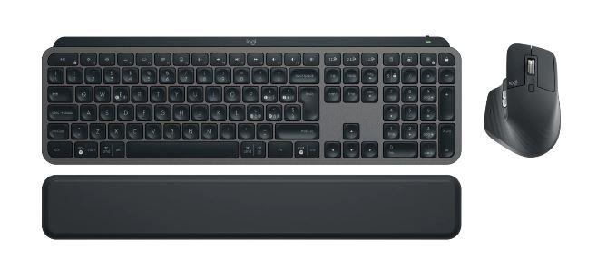 Klaviatūros ir pelės komplektas Logitech MX Keys S Combo, EN, grafito, belaidė