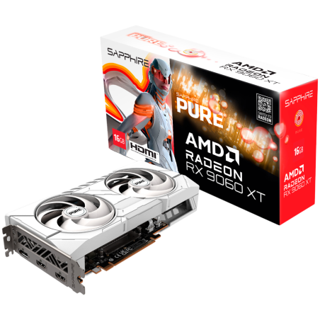 SAPPHIRE PURE AMD RADEON RX 9060 XT GAMING OC 16GB DUAL HDMI / DP|11350-02-20G