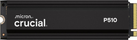 Crucial P510 1TB PCIe Gen5 NVMe 2280 M.2 SSD with heatsink|CT1000P510SSD5