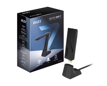 WRL ADAPTER 6500MBPS WIFI7 USB/GUBE65 MSI|GUBE65