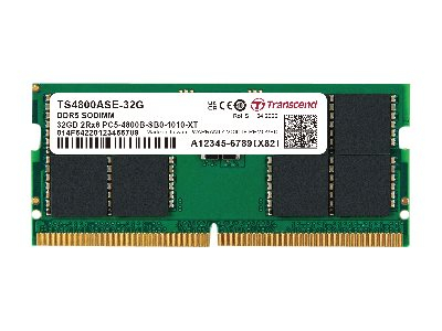 TRANSCEND 32GB JM DDR5 4800 SO-DIMM 2Rx8|JM4800ASE-32G